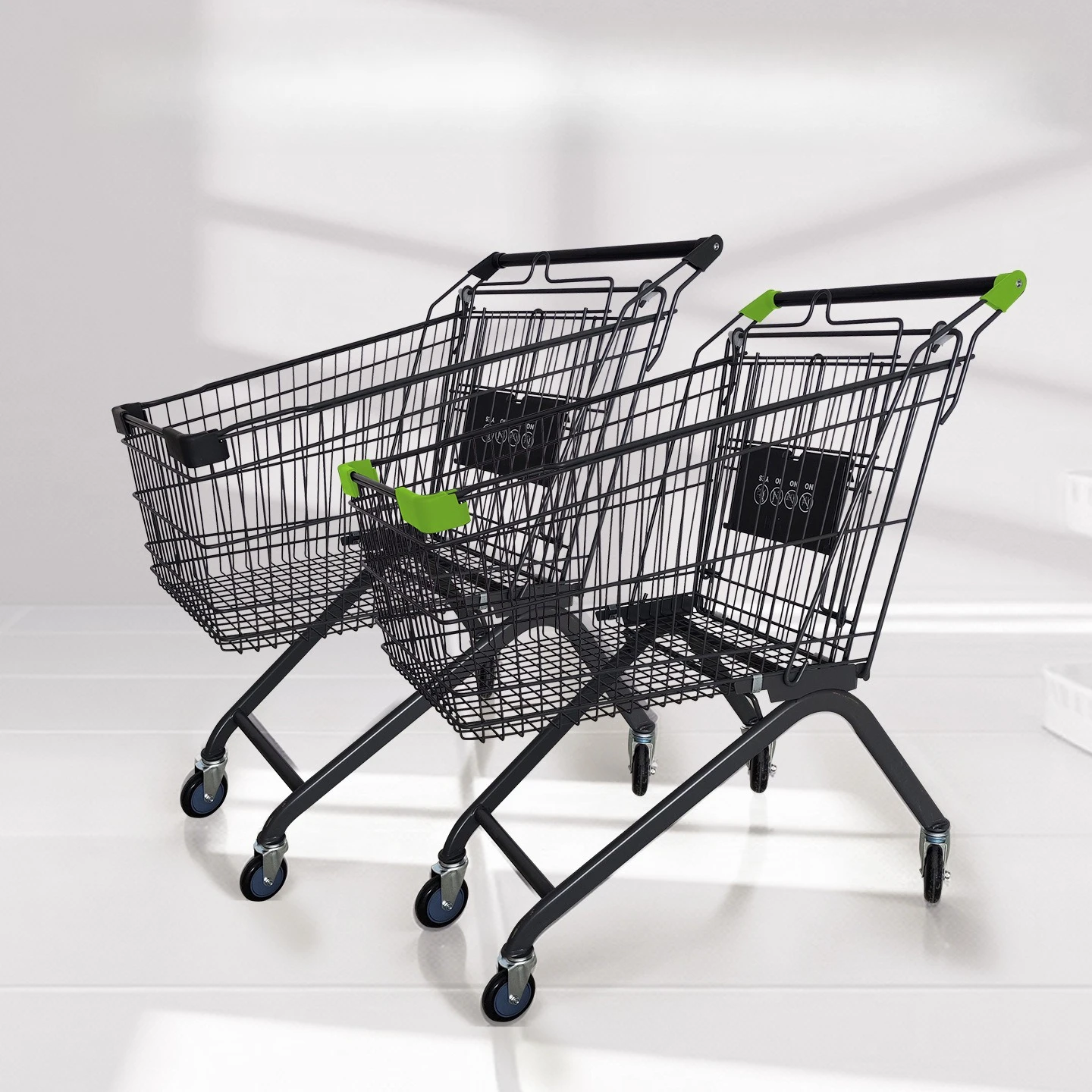 Supermarket special shopping cart Supermarket trolley warehouse Large truck Snack shop trolley property pulling goods
