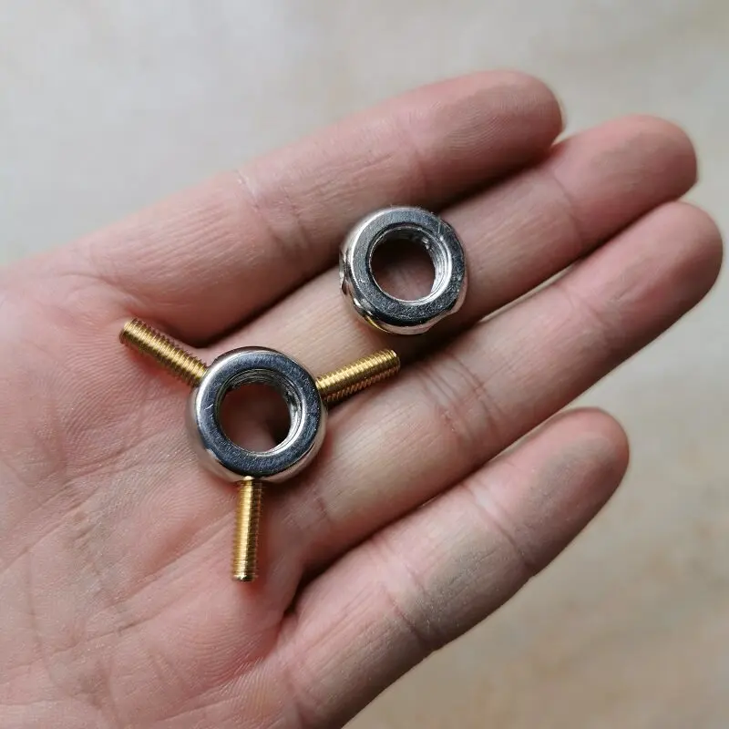 10PCS Diameter 18 * 7mm Thick * M10 Chrome Meson with M4 Teeth G4/G9 Lamp Holder Lampshade DIY Bracket Accessories