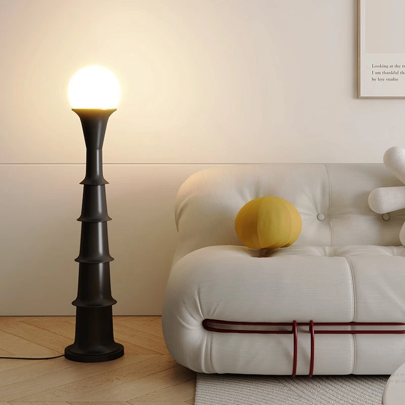 SOFEINA Nordic Minimalism Floor Lamp Cream Style Living Room Bedroom LED Creativity Decorative Atmosphere