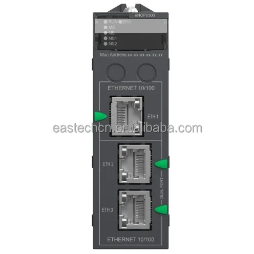 2026 New Original Sineide Ethernet Communication Module IEC61850 Supports Only M580 Cpus and Uses an Ethernet Backplane BMENOP03
