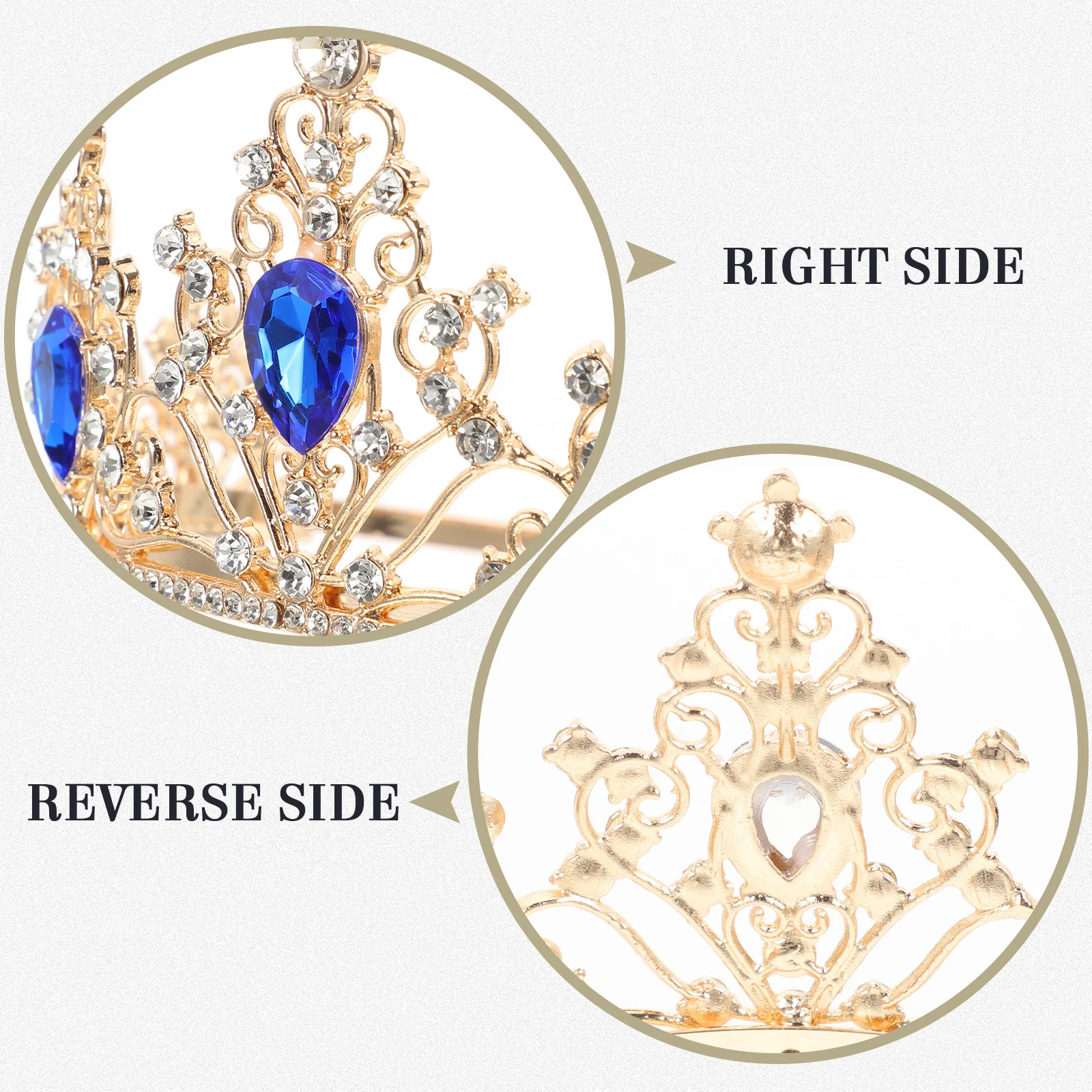 

Bridal Tiara Crystal Crown Elegant Vintage Wedding Headpiece for Bride Bridesmaids Sparkling Hair Accessory Bridal Tiara