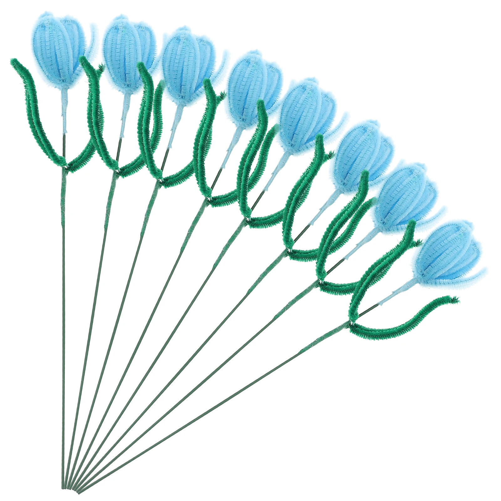 

Macaron Bouquet H made DIY Iron Wire Polyester Chenille Stems Pipe Cleaners Crafts Bouquet Materials