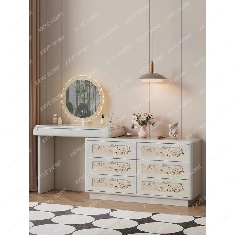XX  Elegant Vintage Vanity Table Premium Beautiful Aesthetic Sturdy Vanity Table Glamorous Classic Meuble De Chambre Furnit