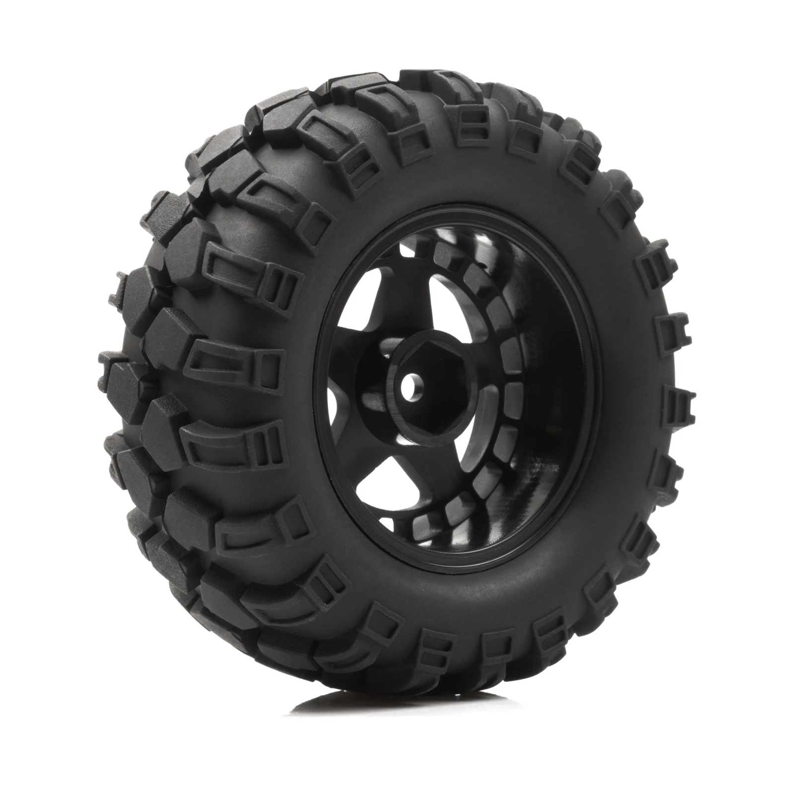 RCXAZ 4pcs 89mm 1/10 1/12 Crawler Truck Tires Tyre Wheel With 12mm Hex For MN128，AXIAL TRAXXA TRX4 1/16 E-Revo W192 12428 Rc Car