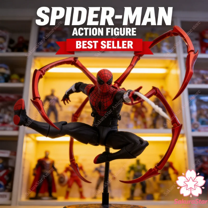 

【In Stock】Messtoys Superior Spider-Man Highly Detailed Collectible Action Figure CT Toys Anime Model Hobby Gift Toy