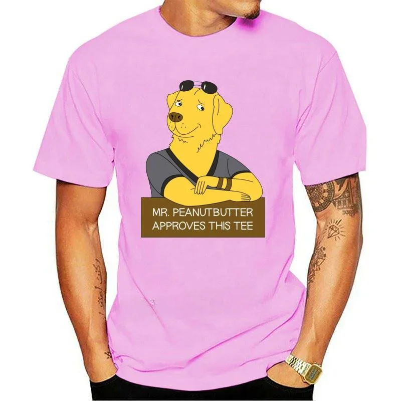 Tee Men Short Sleeve Tshirt Mr. Peanutbutter Approves This Tee Women t-shirt