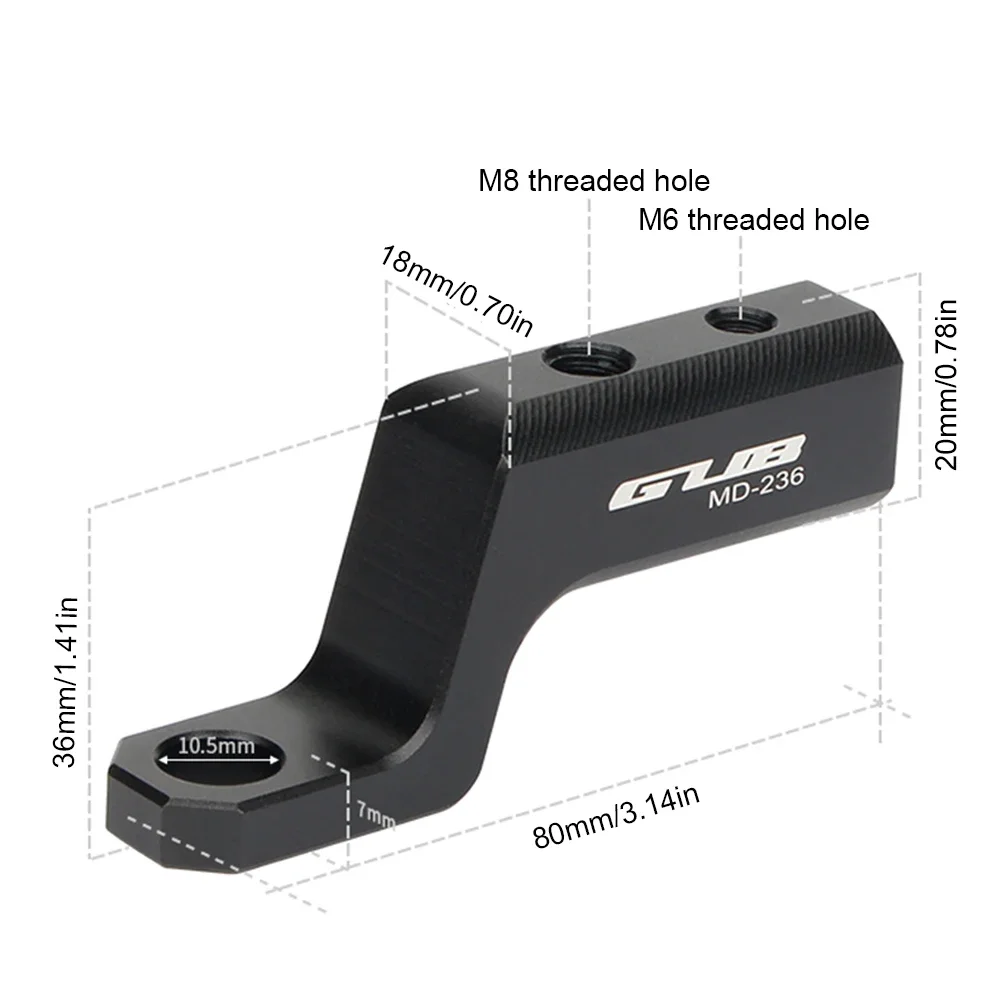 알루미늄 합금 오토바이 자전거 휴대폰 거치대 백미러 마운트 익스텐더 브래킷, 핸들바 스탠드, 자전거 휴대폰 스탠드 클램프