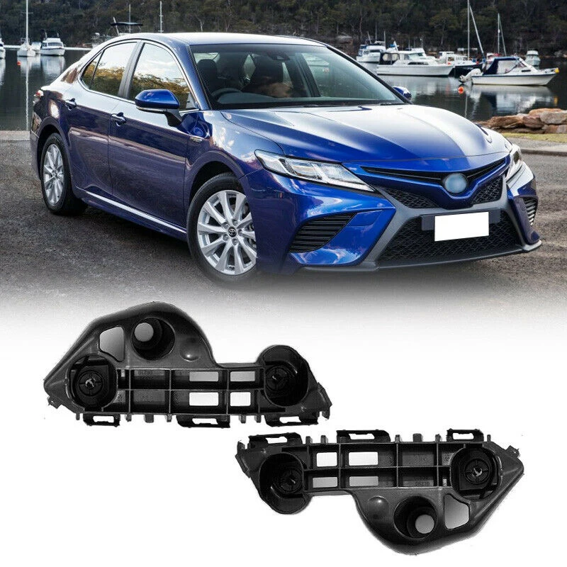 

1 Pair Car Front Bumper Support Bracket Retainer Left Right for Toyota Camry 2018 2019 2020 552535-06210 52535-33060