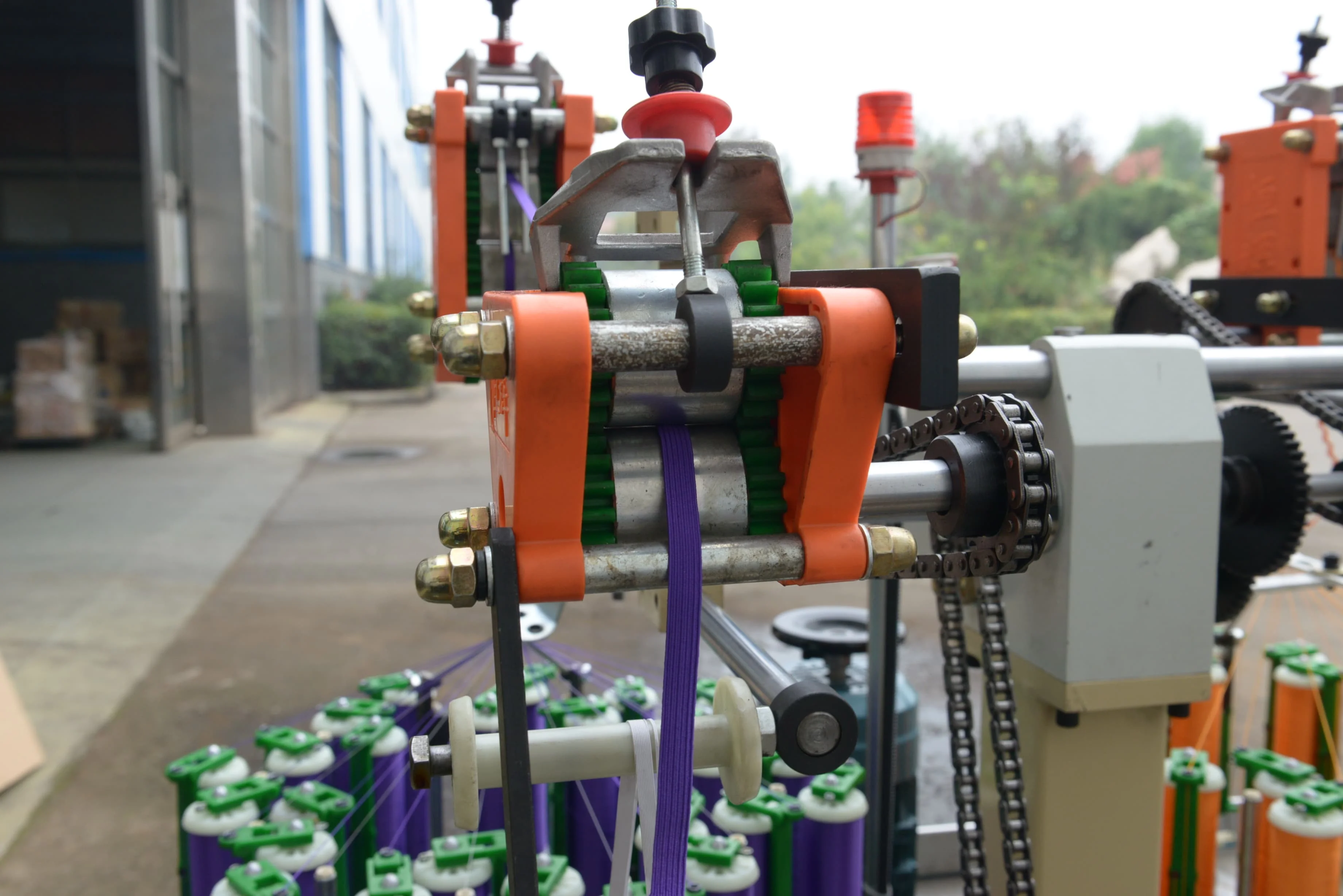 Efficient New Conditions Henghui 380V 25 Spindle CE ISO Certification PLC Control Fishing Line Machine Knitting Machine