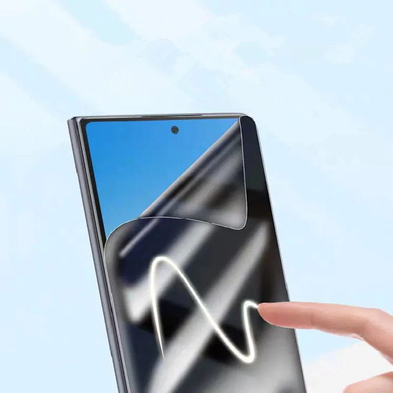 Matte HD Anti-Shatter Privacy Hydrogel-Folie für Honor Magic V6 MagicV6 Anti-Spy Soft Anti-Peeping Displayschutzfolie für den inneren und äußeren Bildschirm – Detail 12