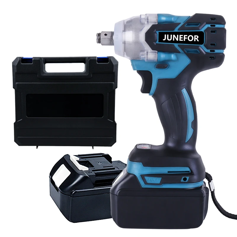

520N.M Cordless Wrench Brushless Electric Impact Wrench 1/2'' for Makita Battery 18V Electric Drill Screwdriver Multifunction