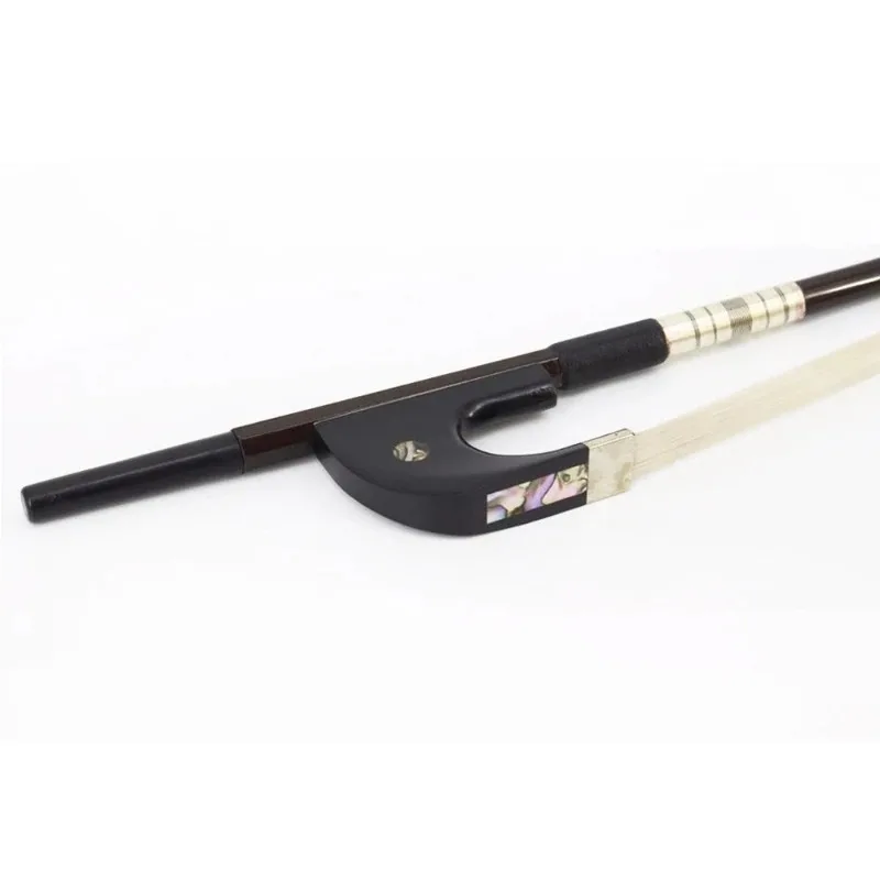 German Style Brown Bass Bow Professional Solid Wood Bass Bow for Beginner Intermediate Performance