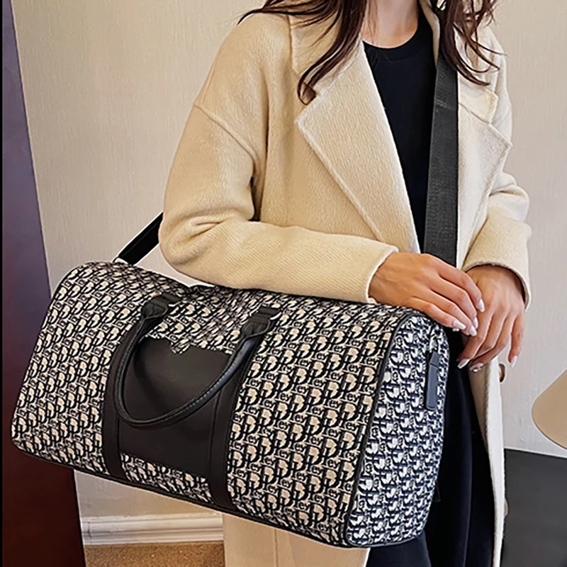 Cross Border Single Shoulder Letter Travel Bag Leisure Fashion Fitness Bag Spring New Item Single Shoulder Luggage Bag