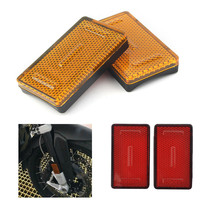 Motorcycle Accessory Reflector Reflective ABS Plastics Fork Reflectors For BMW K1200RS K1200GT R1200RT R1200GS R1200R