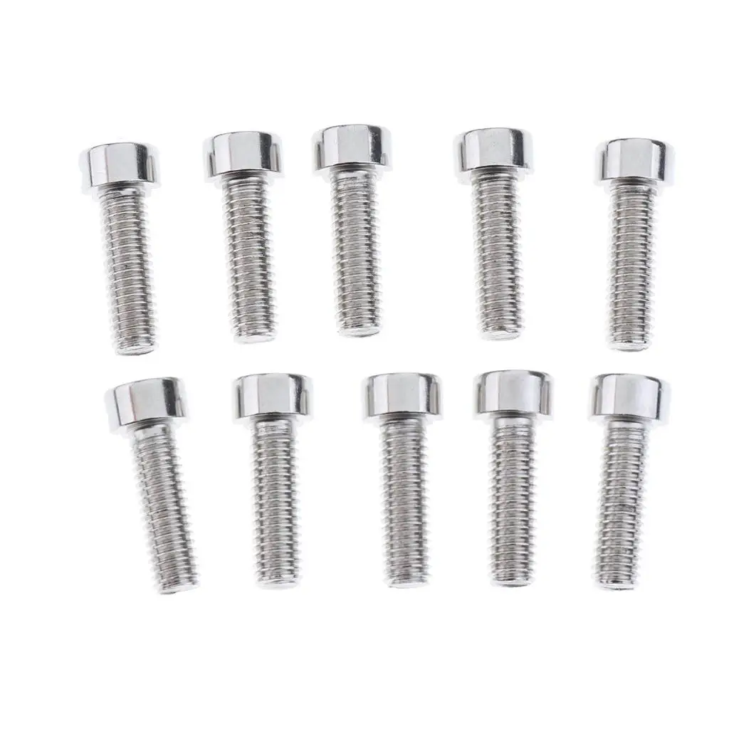 

Lightweight M5 Bike Water Bottle Holder Screws Stainless Cycling Cage Bolts for Mountain Road Bike Use