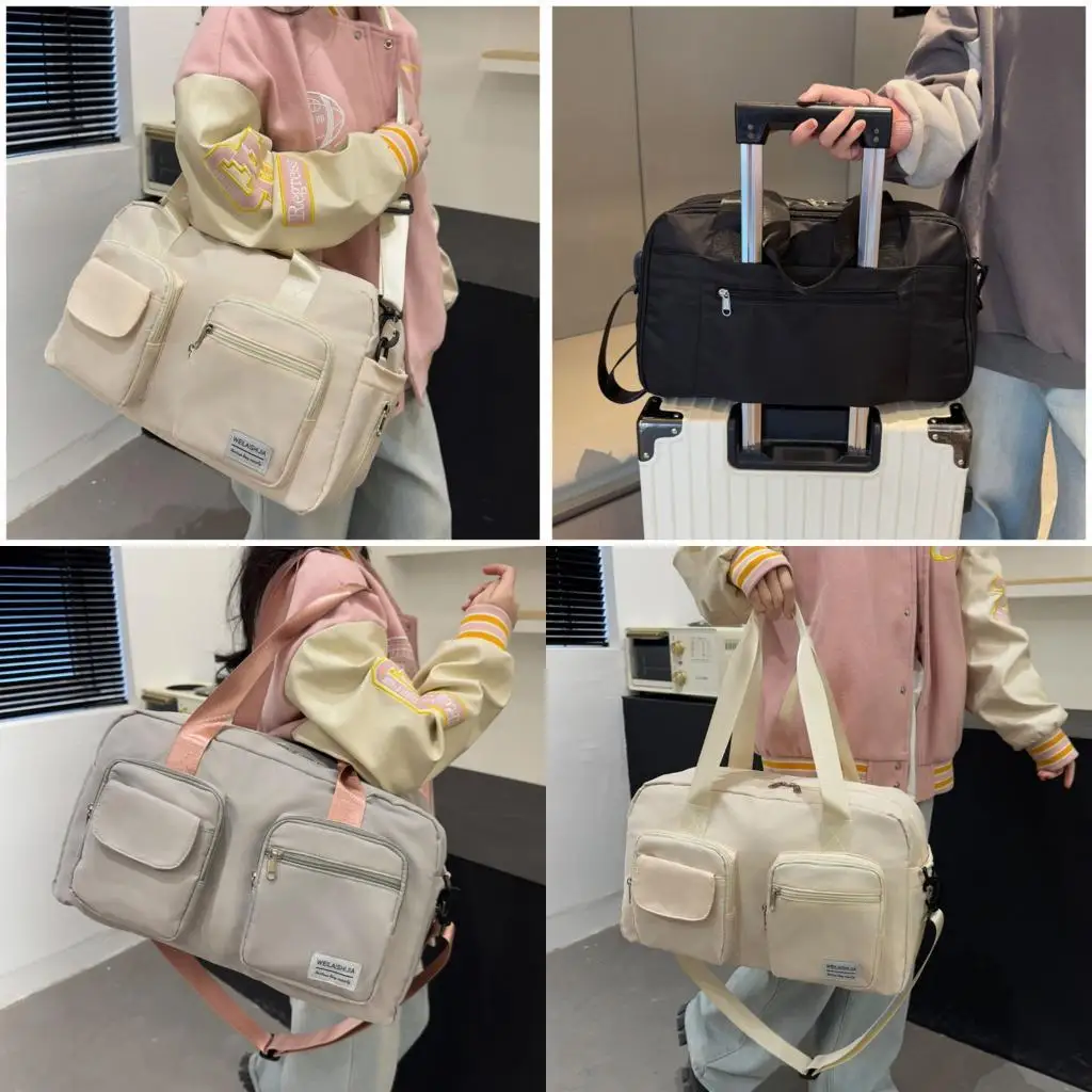 

D46D Gym Bag Fitness Bag Training Bag Overnight Bag Large Capacity Weekends Bag