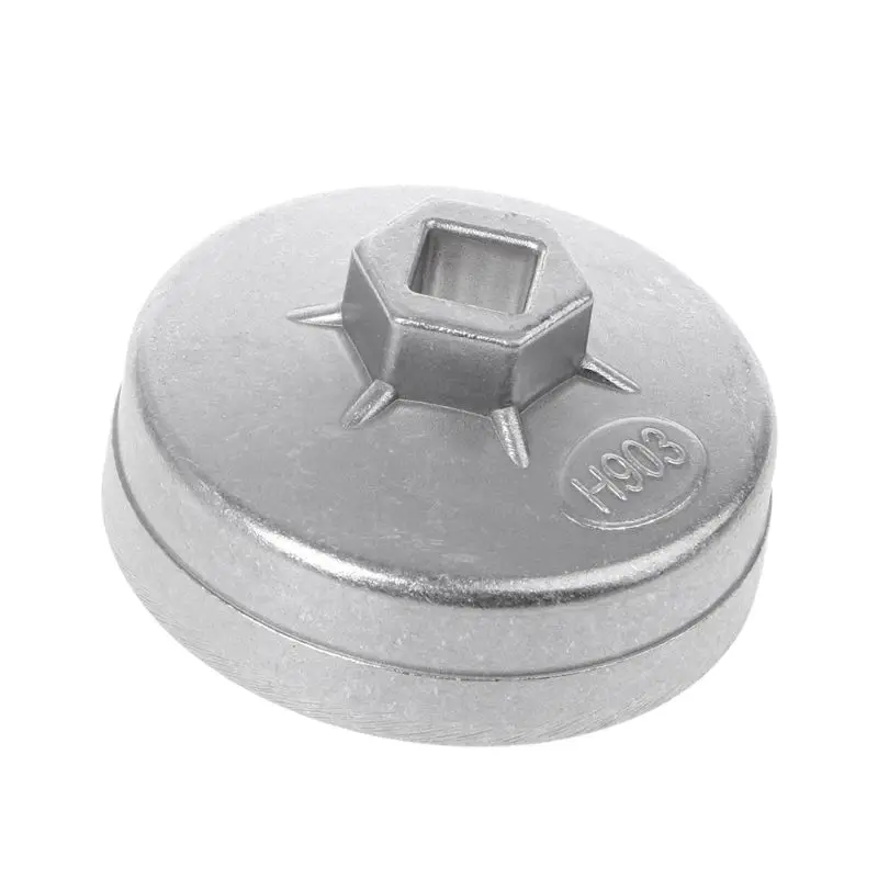 F92C 74mm 14 Flute Aluminum Oil Filter Wrench Socket Remover Tool for Benz Auto Car