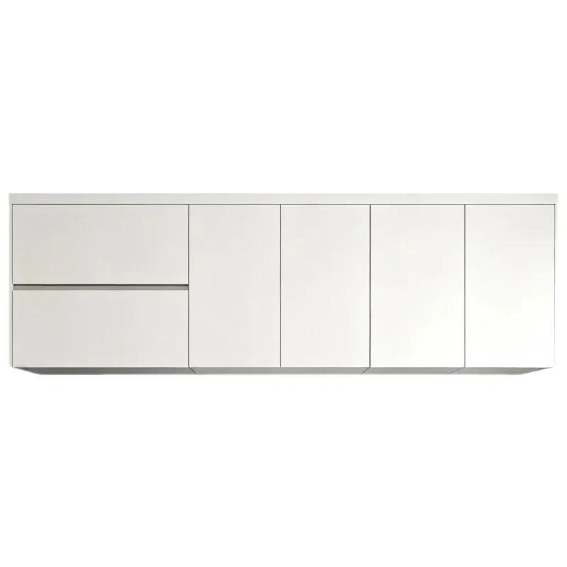 Multifunctional kitchen wall cabinets with customizable upper storage units for kitchen storage