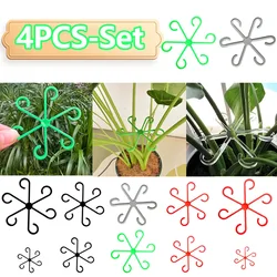New 4PCS Plant Fixing Clip Adjustable Plastic Climbing Support Frame Flower Gathering Frame Vegetables Orchard Garden Courtyard