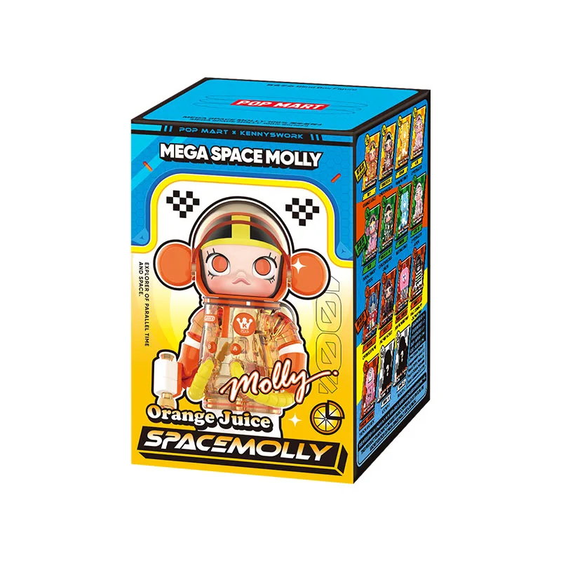 Officiële echte POPMART Mega Space Molly 100% Anniversary Series 4 Blind Box Doll Ornament Toy Verjaardag Verrassingsgeschenken - afbeelding 2
