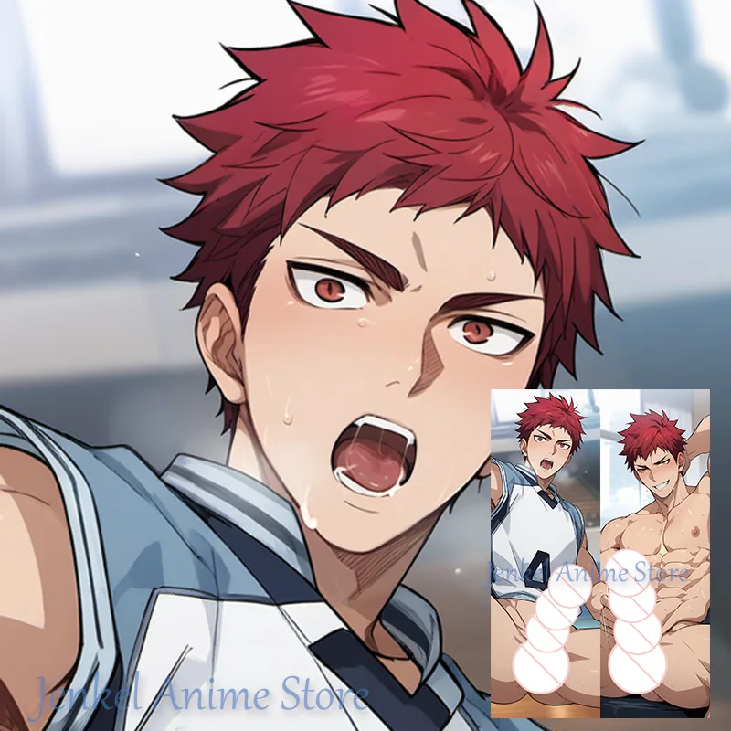 

Dakimakura Akashi Seijuro Kuroko's Basketball Futa Anime Pillowcase Life size Double sided Print Body Pillow Cover