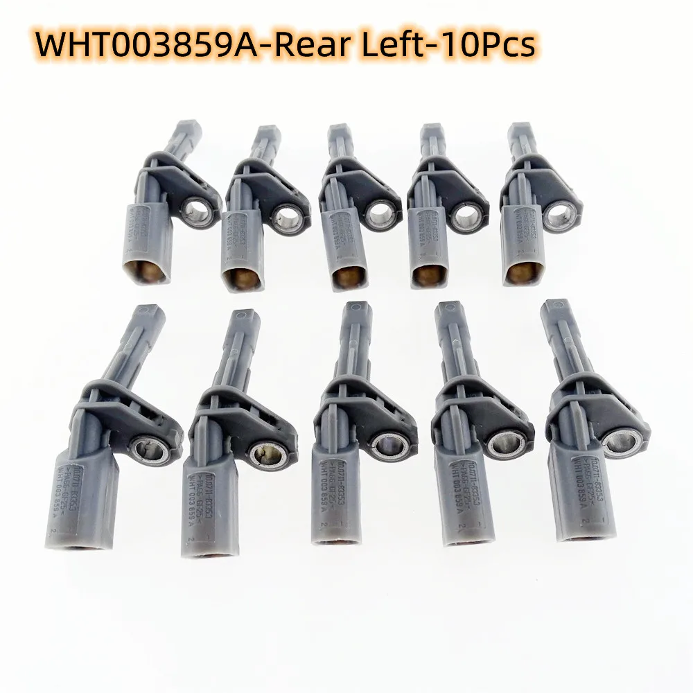 SCJYRXS 10Pcs Grey Rear Left ABS Speed Sensor for Audi Q3 VW Golf MK6 Passat B6 B7 Eos CC Beetle  WHT 003 859A WHT003859A