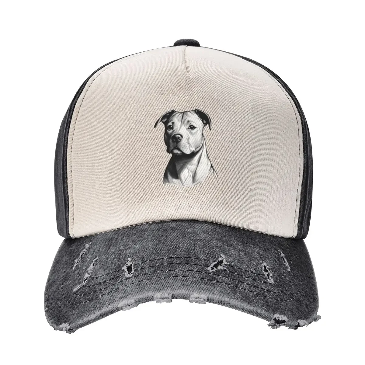 Staffy love Baseball Cap hiking hat fishing hat hard hat Ball Cap For Women 2025 Men's