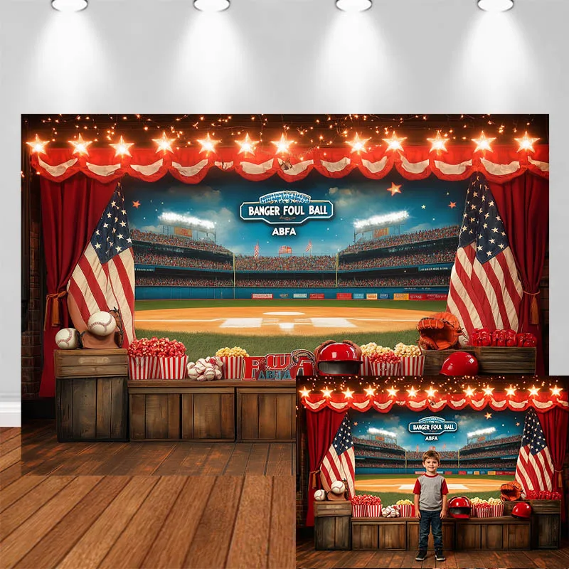 LS Independence Day Photography Background White Eagles Liberty Goddess Stripes Decor Adult Kids Portrait Photo Backdrop Studio