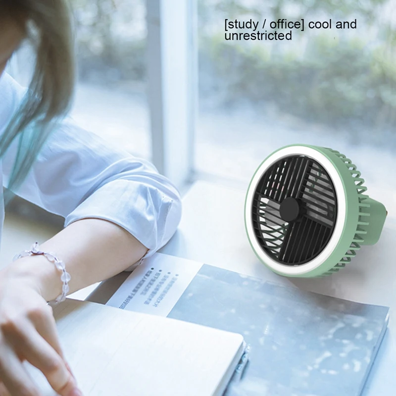 Многофункциональный мини-вентилятор USB перезаряжаемый портативный вентилятор уличный потолочный вентилятор для кемпинга со светодиодной подсветкой настольный вентилятор