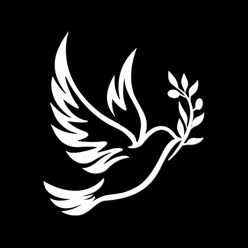 

Прохладная наклейка «Мирный голубь» — уникальная оливковая пленка — дизайн для переноски вещей — водонепроницаемый прочный виниловый аксессуар для минимализма