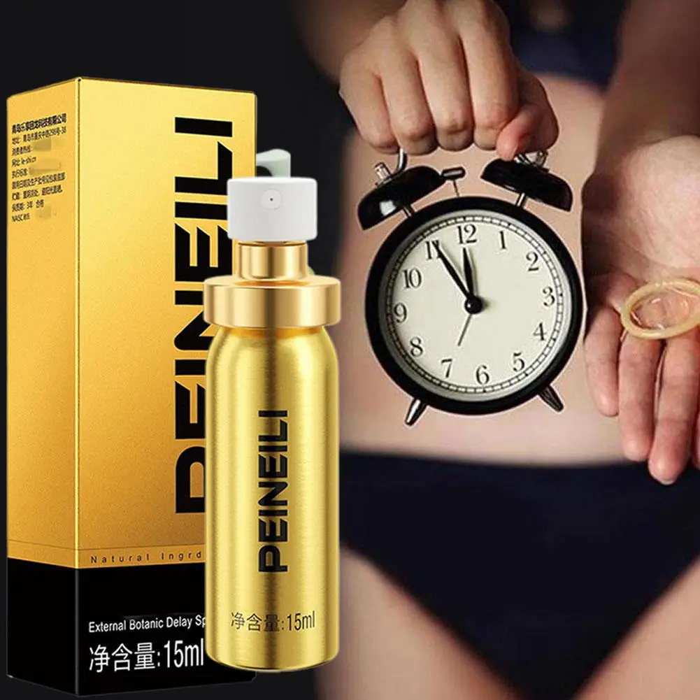 Male Sex Delay Spray Lasting Long 60 Minutes Penis Growth Enlargement Harder Anti Premature Ejaculation External Use for Adults