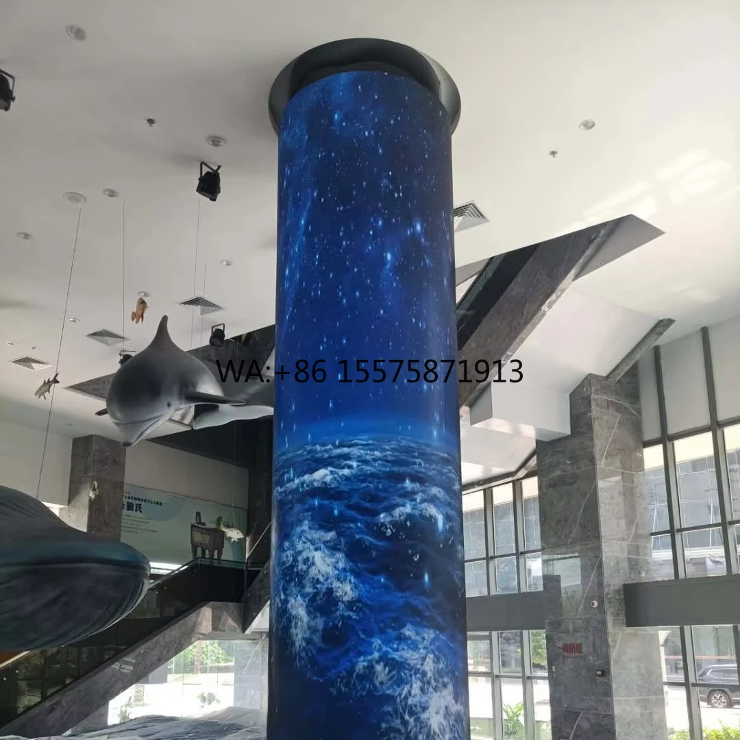 

Customizable Indoor P2.5 Cylindrical LED Display Screen Waterproof and Dustproof with Remote Control Option