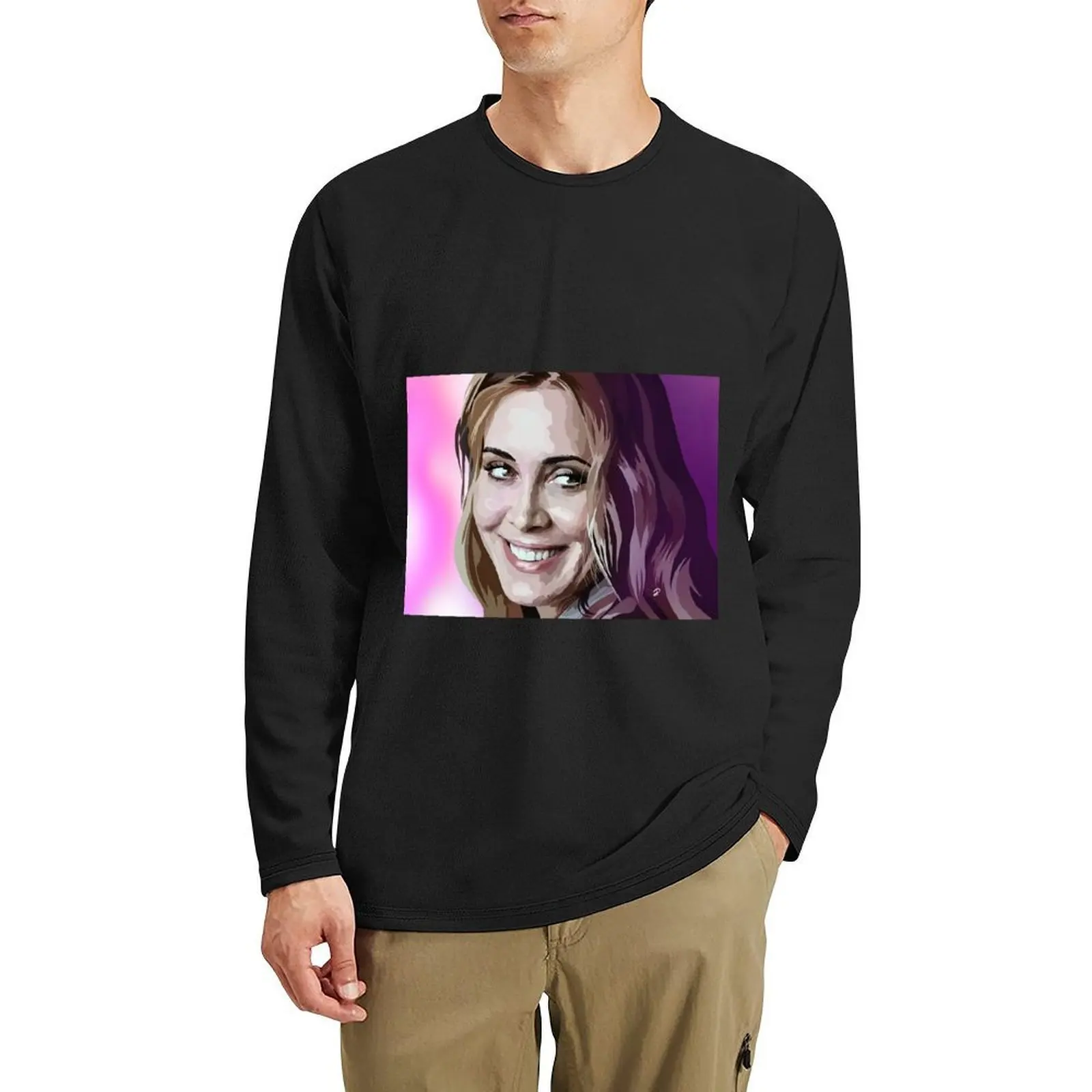 Anouk Teeuwe illustration Long T-Shirt Blouse man clothes customized t shirts plus size t shirts T-shirt men