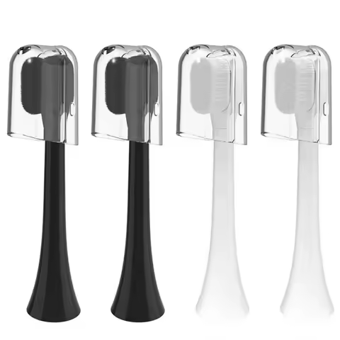 2/4PCS Kids Ultra-fine Soft Toothbrush Gum Care Sensitive Nano Brush Heads for Phili Sonic Care HX3/HX6/HX9 Heads For Children