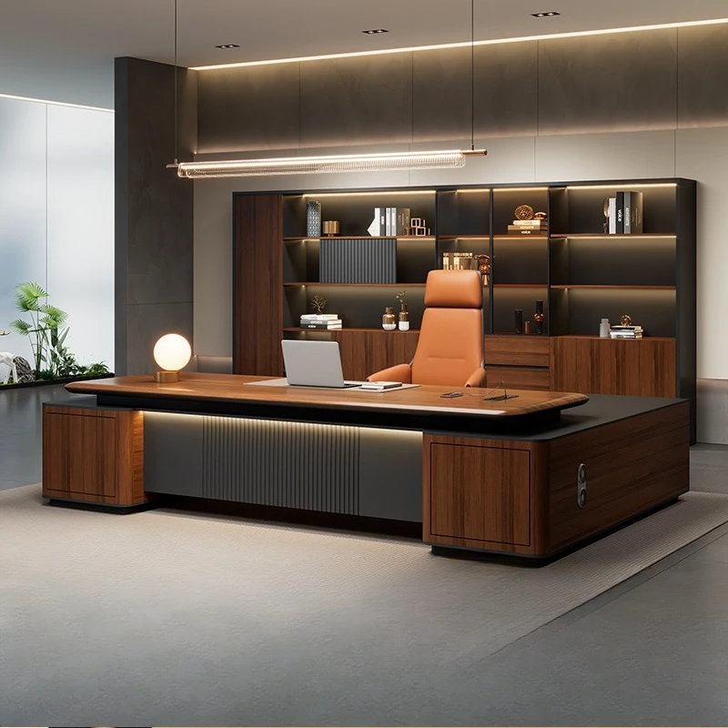 Boss Desk Combination President Taipan Desk Manager Office Furniture