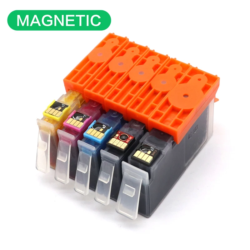 5X Magnetic Compatible Ink Cartridge For HP178 For HP DeskJet 3070A 3520 Officejet 4610 4620 4622 Photosmart 5510 5520 6510 178