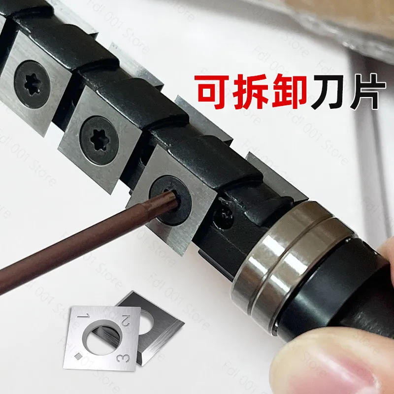 Discarded upper and lower bearing spiral trimming cutter woodworking milling cutter double precision numerical control cutter