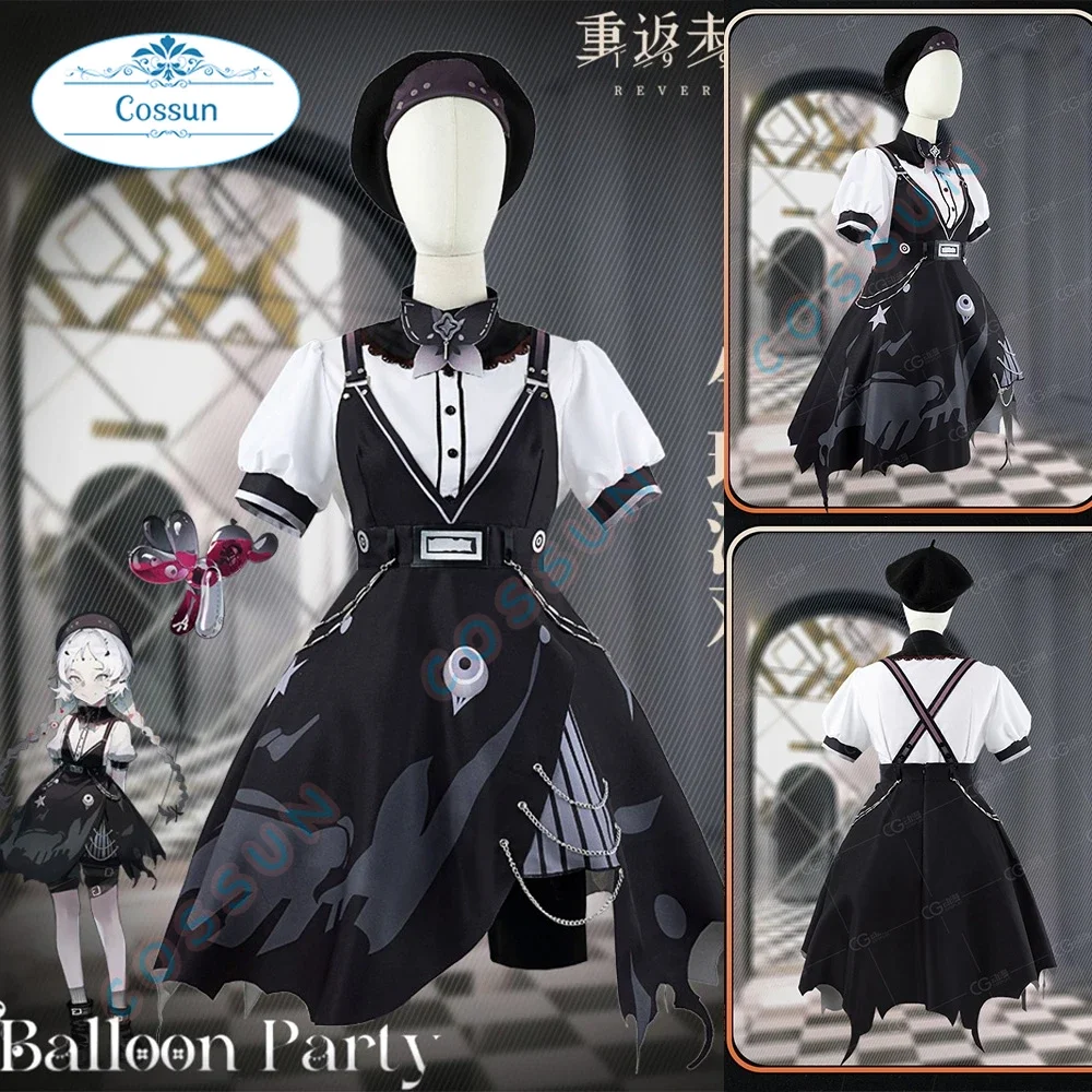 

Game Reverse:1999 Balloon Party Cosplay Costume Halloween Outfits Women Dress Goethe Dark Lolita New Game Clothing