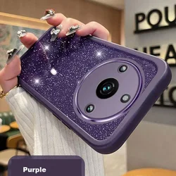 for Realme 15 14 12 13 Pro New Bling Glitter Len Protector Case For Funda Realme 14 Realme 13 15 12 11 Pro Plus Silicone Cover