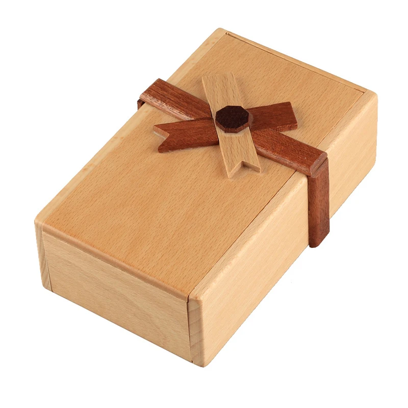 Wooden Puzzle Box With Secret Compartment For Birthday Party Favor Valentines Brain Teaser For Adults And Kids Surprise Gift