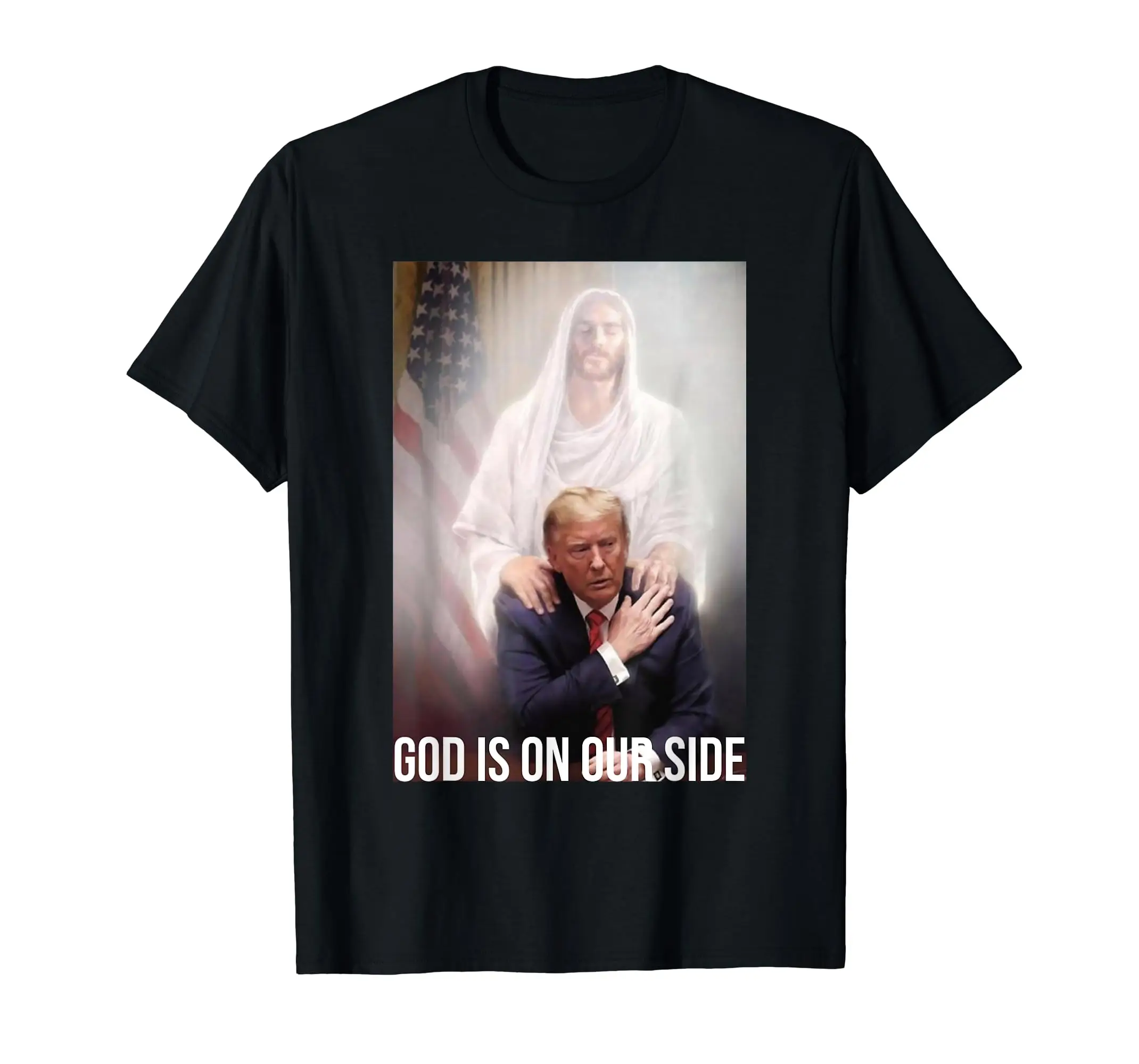 God is on our Side President Trump photo after the shooting T-Shirt