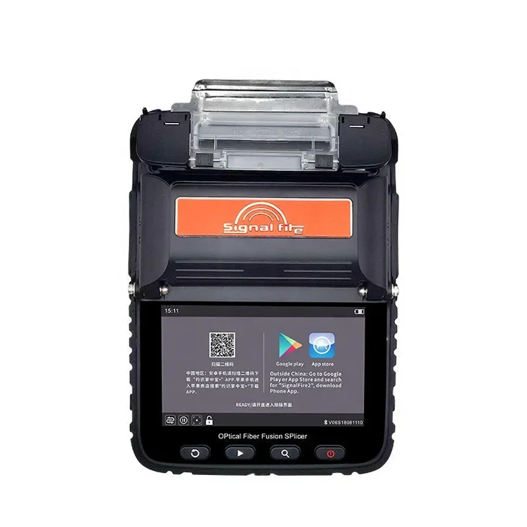 New FTTH Fusion Splicer AI-6C+six Electromechanical Core To Core Alignment Fiber Fusion Splicer Welding Machine