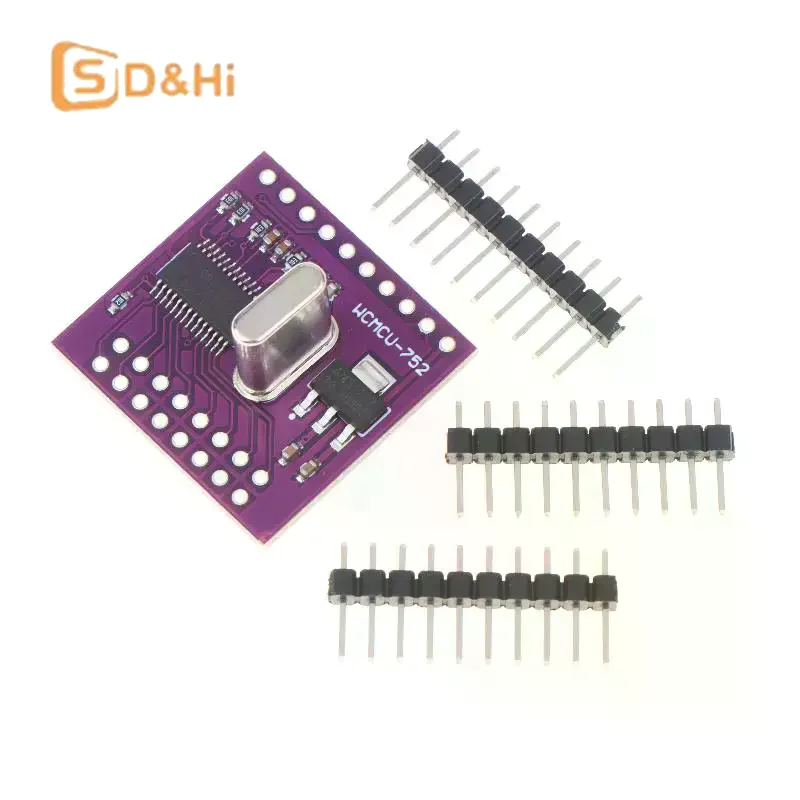 1Set Quality UART Conversion Board Module MCU-752 SC16IS752 I2C/SPI Bus Interface To Dual Channel UART Conversion Board Module