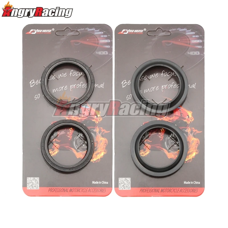 Double Spring Front Fork Damper oil seal Dust cover For Suzuki Burgman Skywave Type S AN 250 07-17 AN 400 07-19 AN 650 LX 10-20