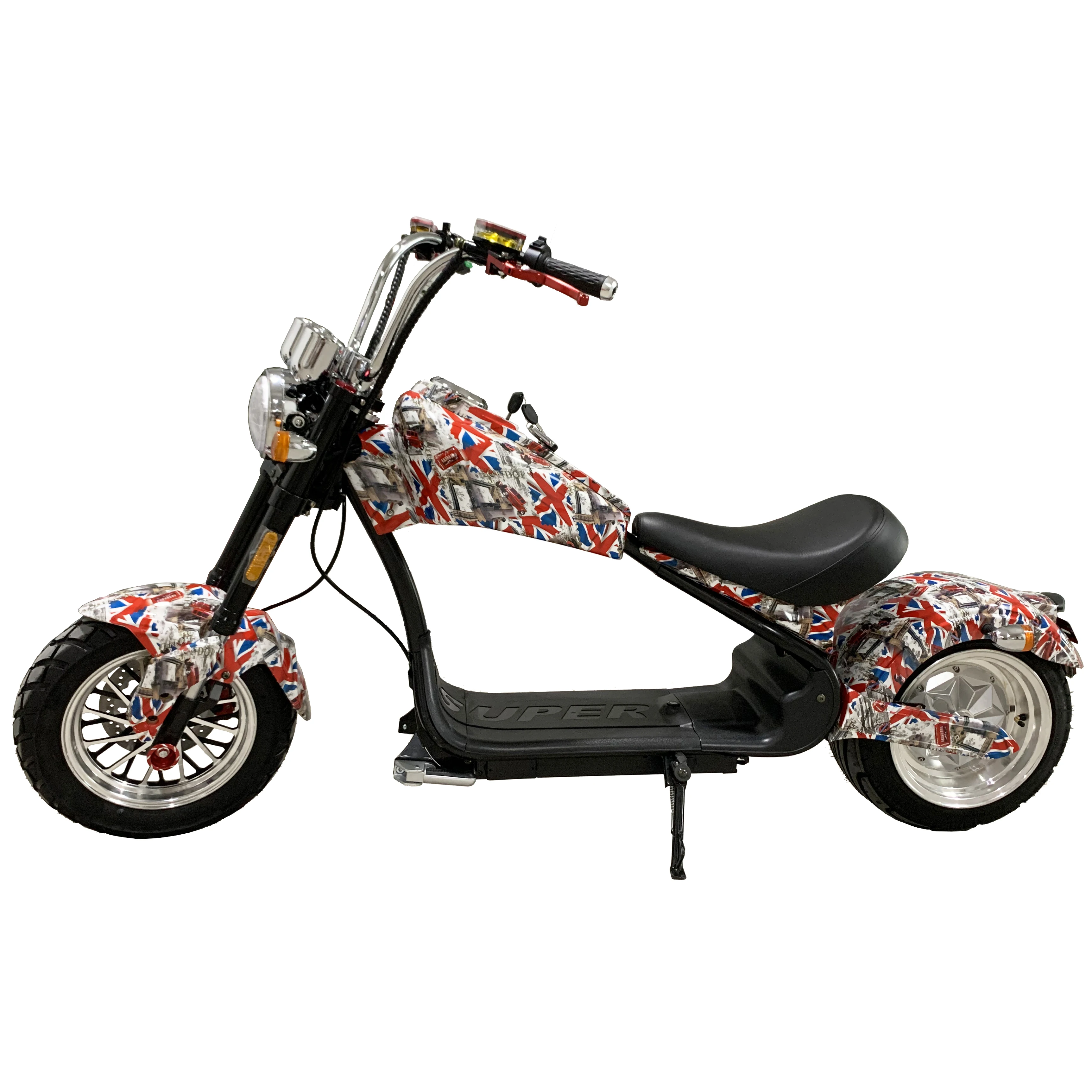 2000W borstelloze motor 60V 30ah lithiumbatterij Harleye Citycoco elektrische scooter Custom Unisex elektronische motorfiets 5000w Ltd.