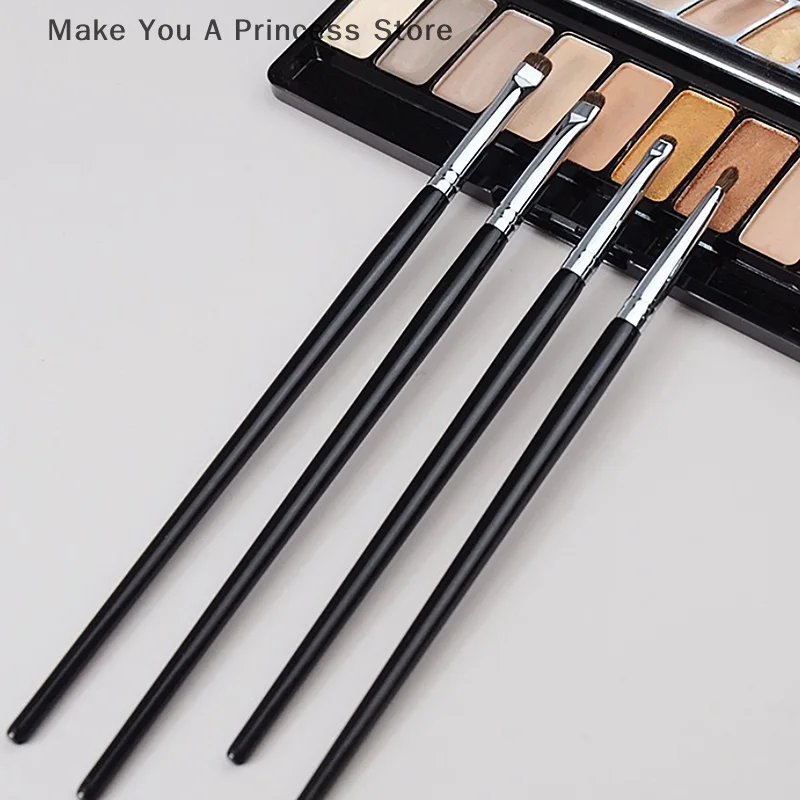 詳細 小さなアイシャドウ メイクアップ ブラシ アイライナー スマッジ ブラシ 馬毛アイシャドウ スマッジ ブラシ 小さなスモーキー ライナー メイクアップ ブラシ