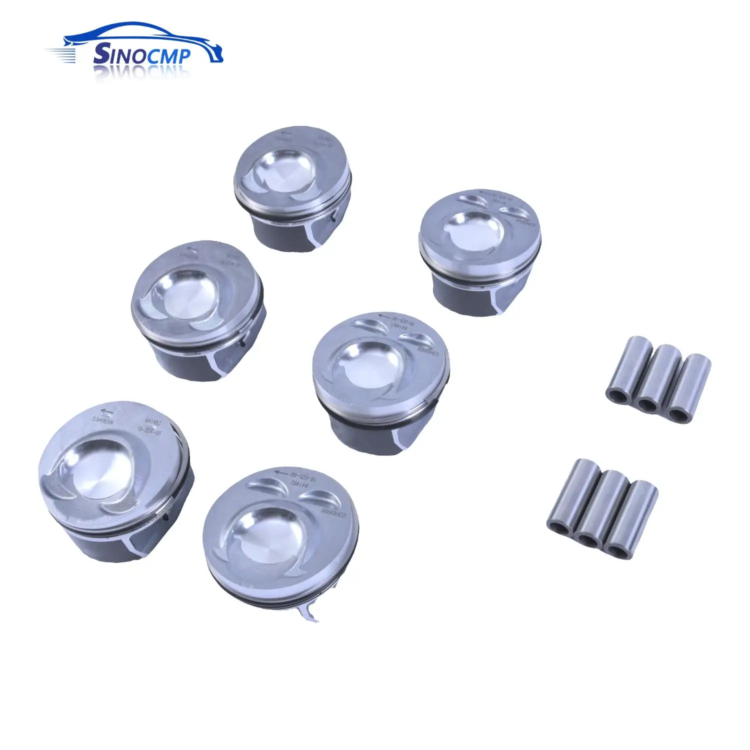 

6 Set Engine Pistons Rings Set 03H107065N 03H107065F 03H107066N 03H198151B For Porsche Cayenne VW Passat Audi Q7 VR6 3.6L FSI