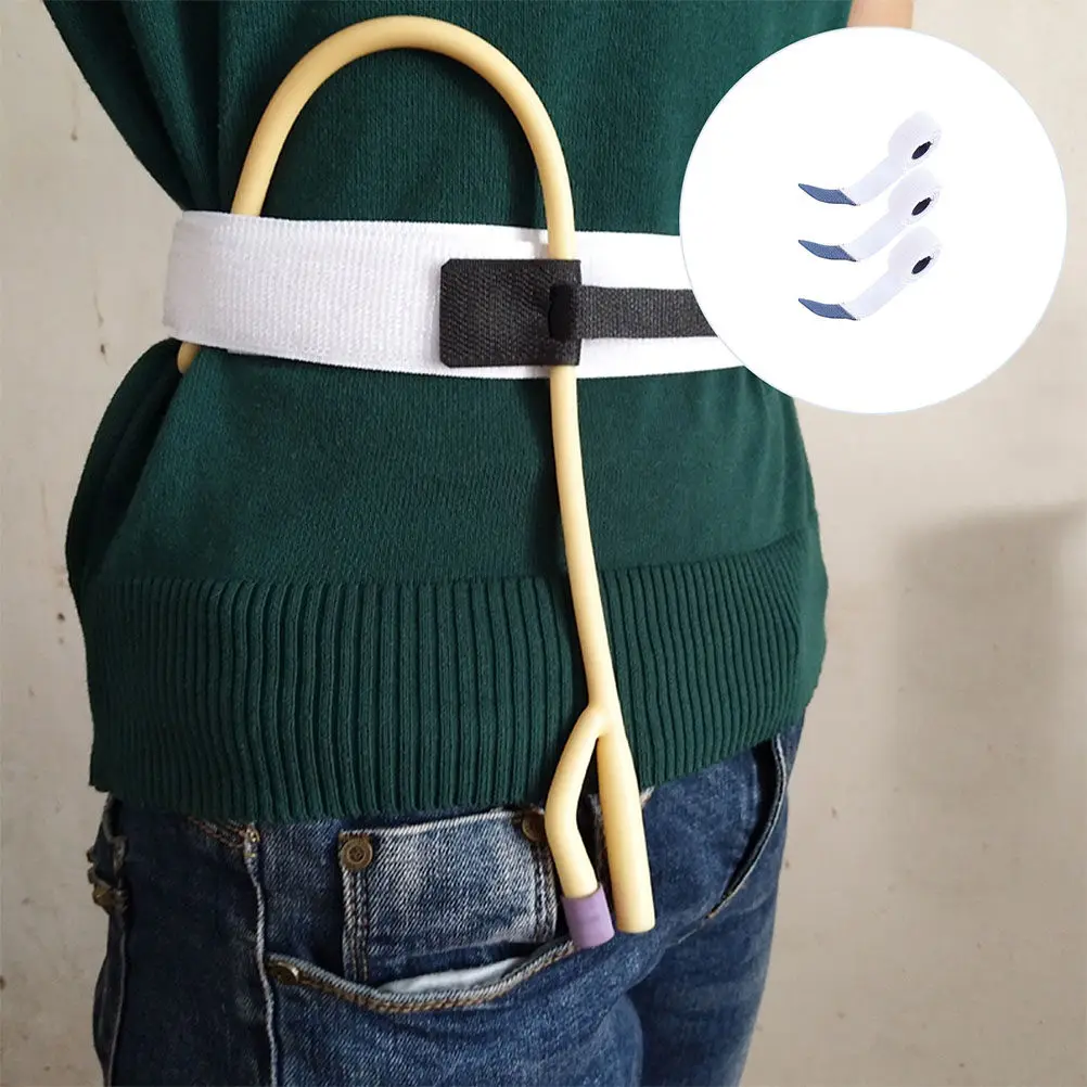 

3Pcs Urine Bag Leg Strap Exquisite Craftsmanship Adjustable Elastic Fixing Band for Catheter Tube Mobility Support Universal Fit