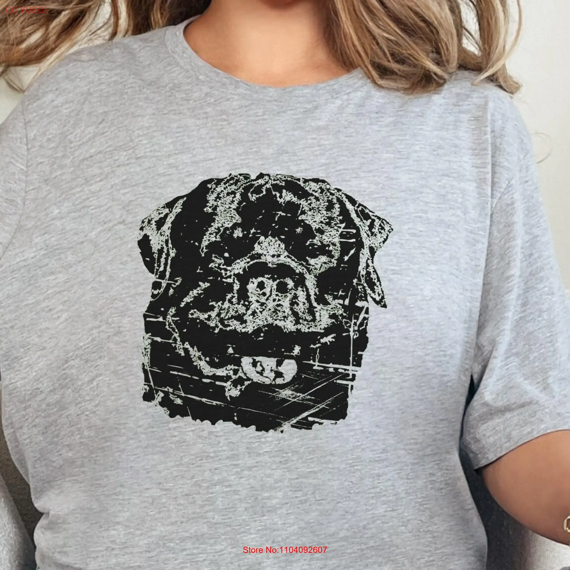 Rottweiler T Shirt Mama Dad Rottie Cute Dog gift  long or short sleeves