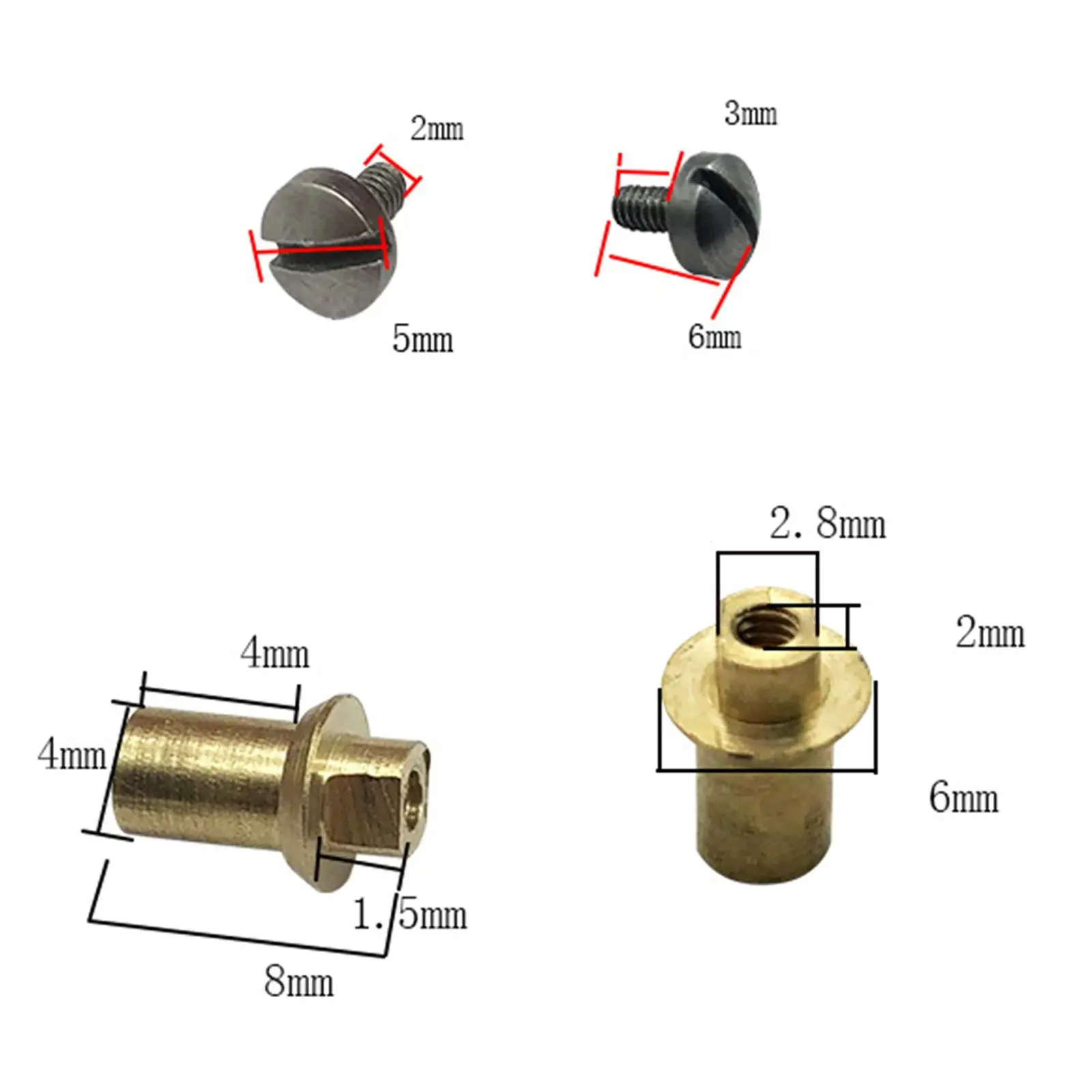 Sax Repair Screw, Woodwind Instrument Screws, Replace Adjustment Portable Copper Saxophone Screws